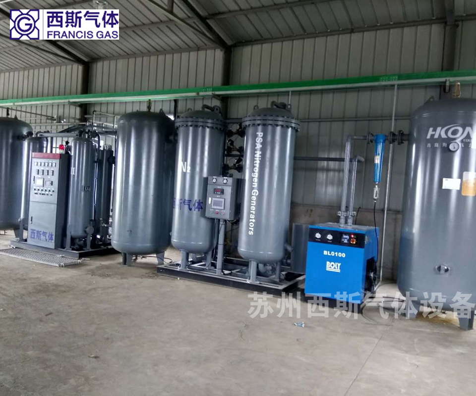 化工廠高純制氮現(xiàn)場